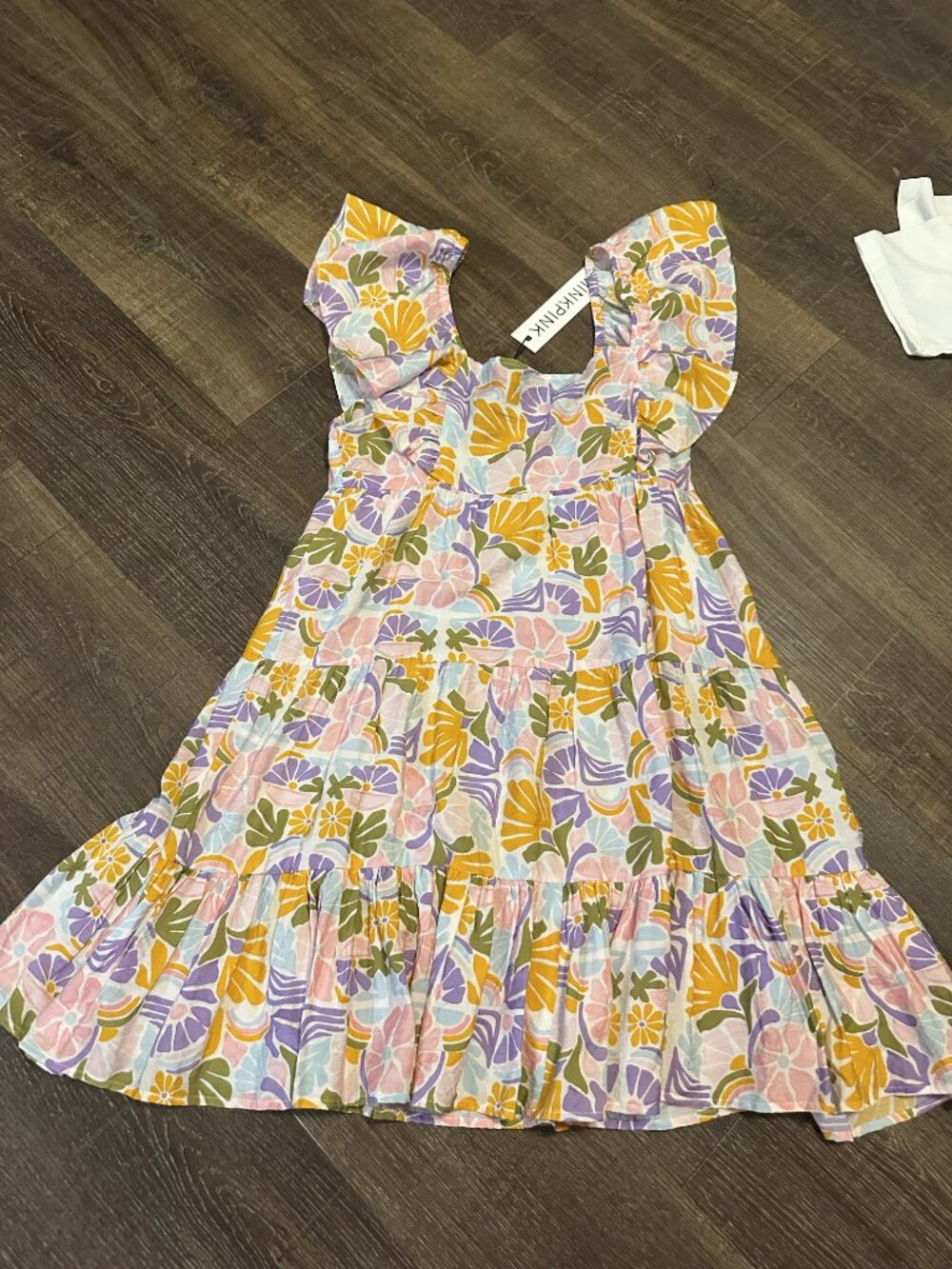 MINKPINK Soleil Tiered Mini Dress - Retro Floral
